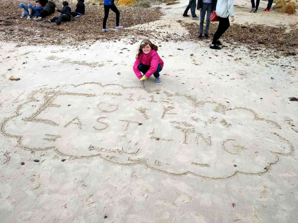 Alum Bay picture gallery - Eastling Woz Ere!